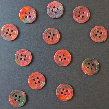 Lava Melt Buttons | Set of 6