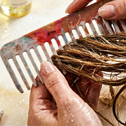 Wide-Tooth Comb - Made from Recycled Plastic